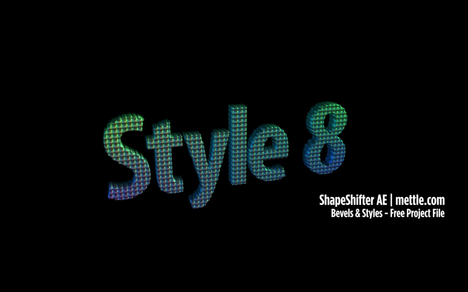 Animated Bevels ShapeShifter AE