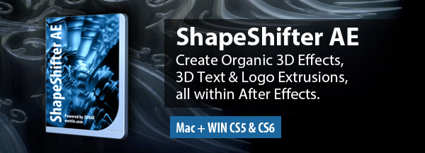 ShapeShifter AE and FreeForm Pro available for CS6: Mac & WIN