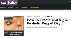 Create and Rig a Realistic Puppet: Day 3