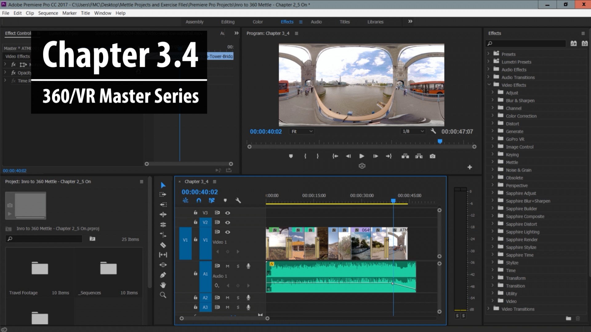 Chapter 3.4: How Post FX Work in Premiere Pro | 360/VR Master Series