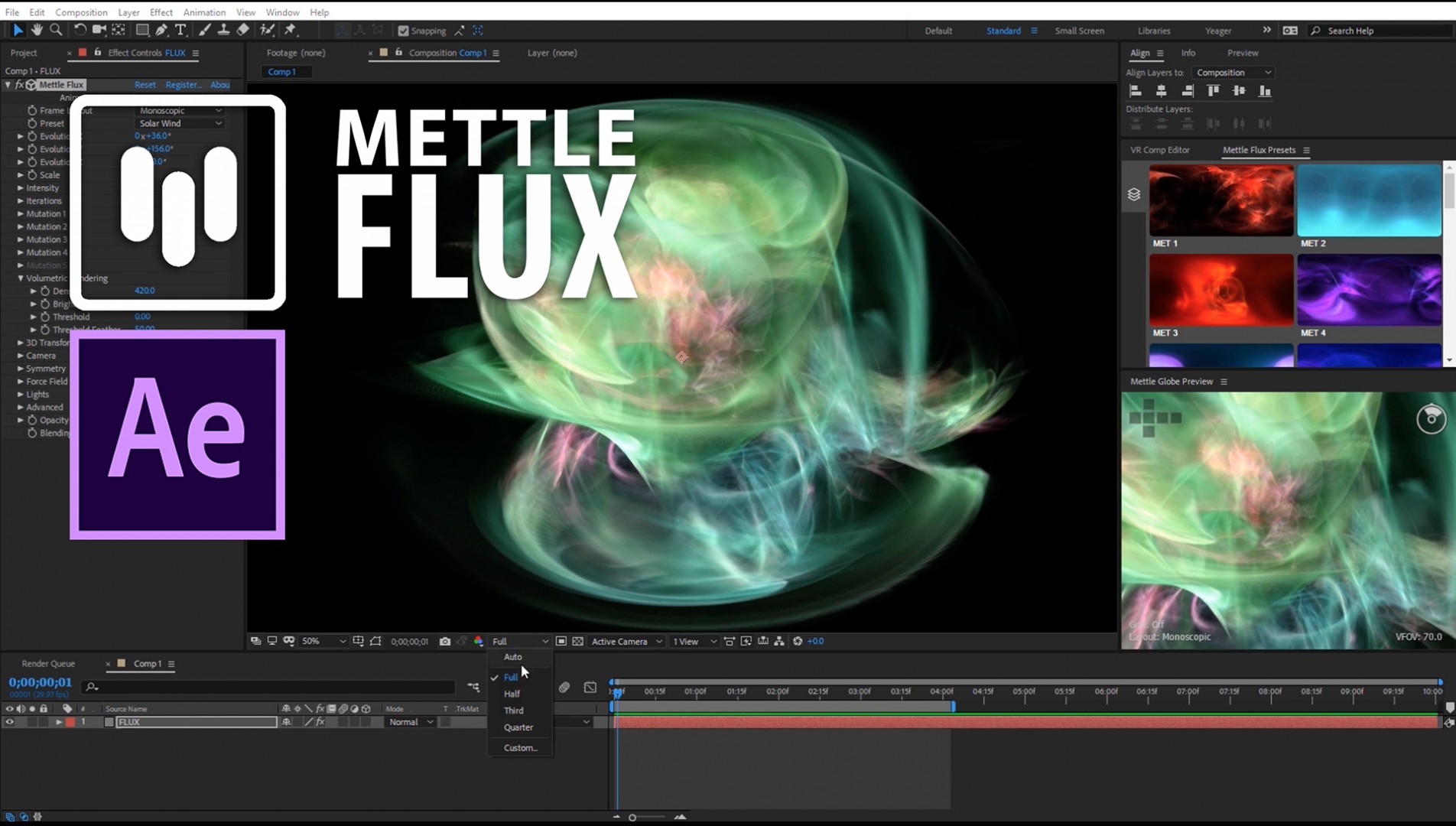 Mettle FLUX | Getting Started in After Effects
