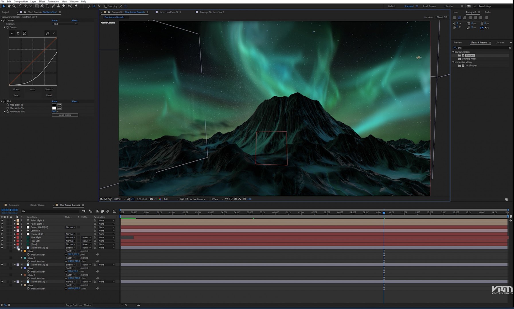 How to Create an Aurora Borealis with FLUX | Video Realm Media