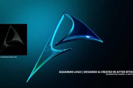 3D AquaMan Logo In After Effects | ShapeShifter