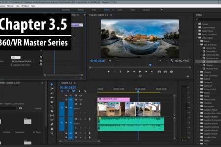Chapter 3.5: 2D vs. 360 Post FX in Premiere Pro | 360/VR Master Series