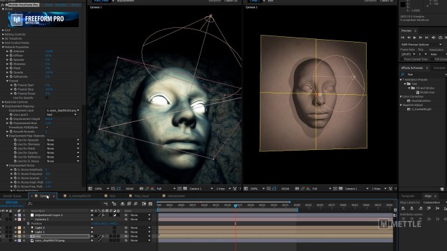 Create a Displacement Map in C4D To Use in After Effects with FreeForm Pro