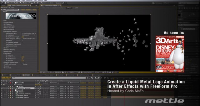 Create a Liquid Metal Logo in Ae | Mettle