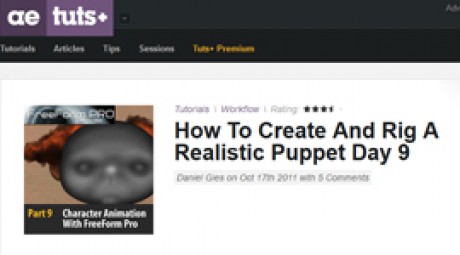 Create and Rig a Realistic Puppet: Day 9