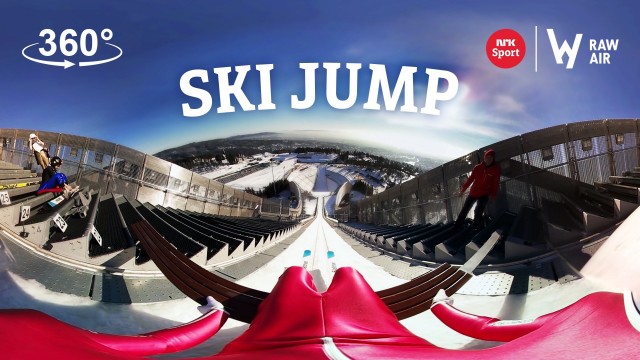 360° Ski Jump | NRK Sport (Norwegian Public Broadcasting Corp.)