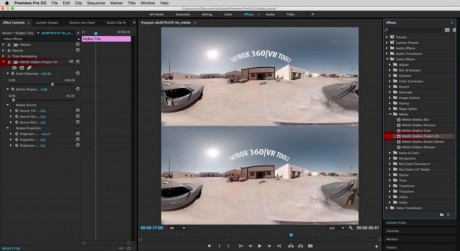 How to Add Text, Graphics and FX to 360˚ Video in Premiere Pro