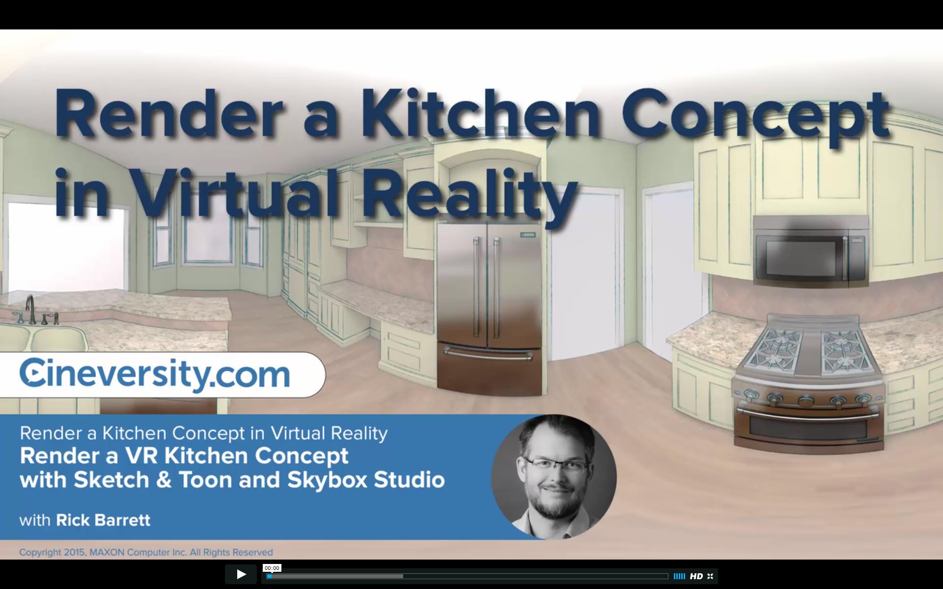 Render a Concept Kitchen in Virtual Reality