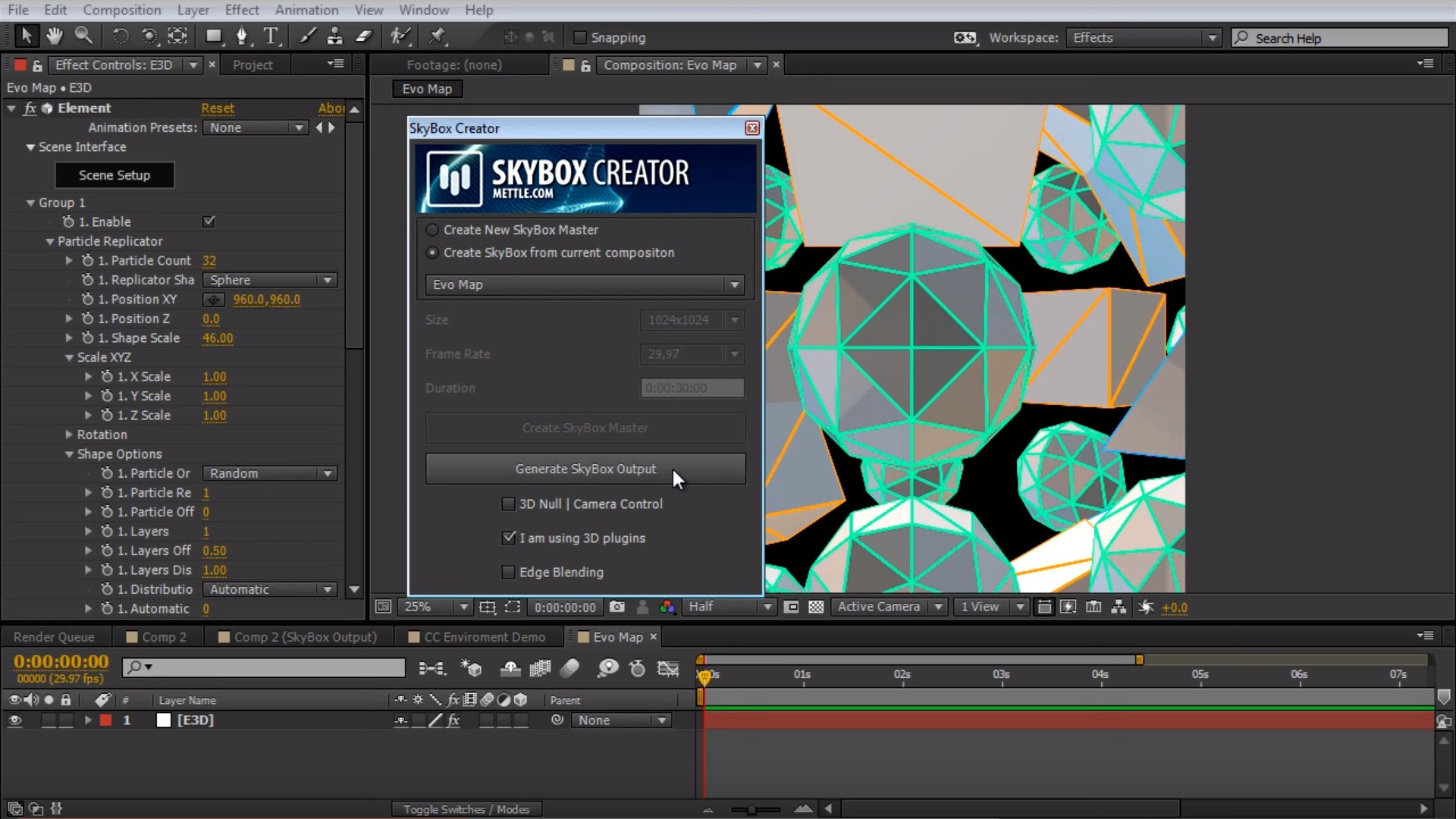How to Create an 8K Environment Map in After Effects | SkyBox Studio