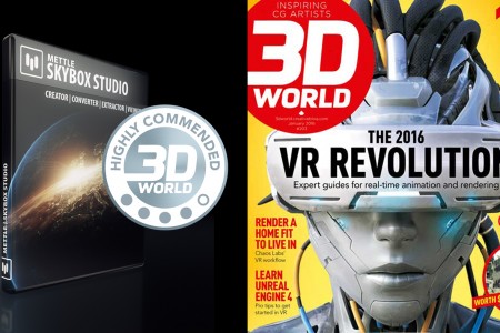 Mettle SkyBox Studio: Highly Commended by 3D World Magazine