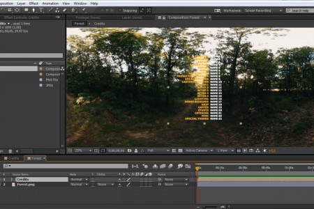 How to Add Credits to a 360° Video in After Effects + Free Project File
