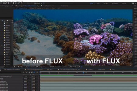 Timeline: 360° Underwater Coral Garden | After Effects | FLUX